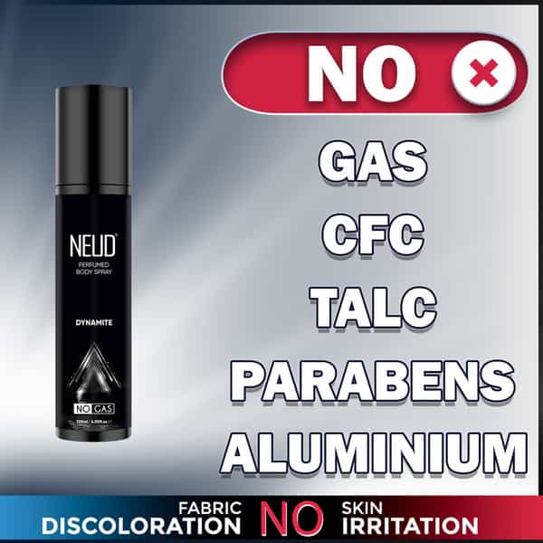 Neud Dynamite Perfumed Body Spray For Men| No Gas Deodorant With Long-Lasting Fragrance| 120Ml
