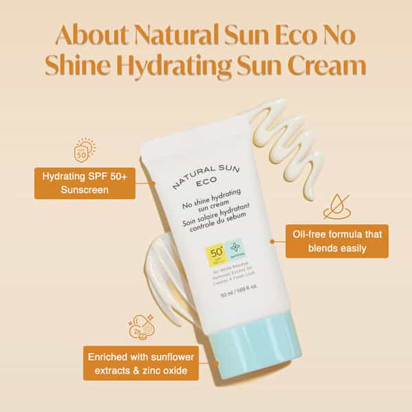 The Face Shop Naturalsun Eco No Shine Hydrating Sun Cream