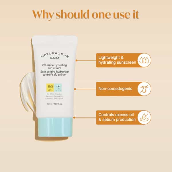 The Face Shop Naturalsun Eco No Shine Hydrating Sun Cream