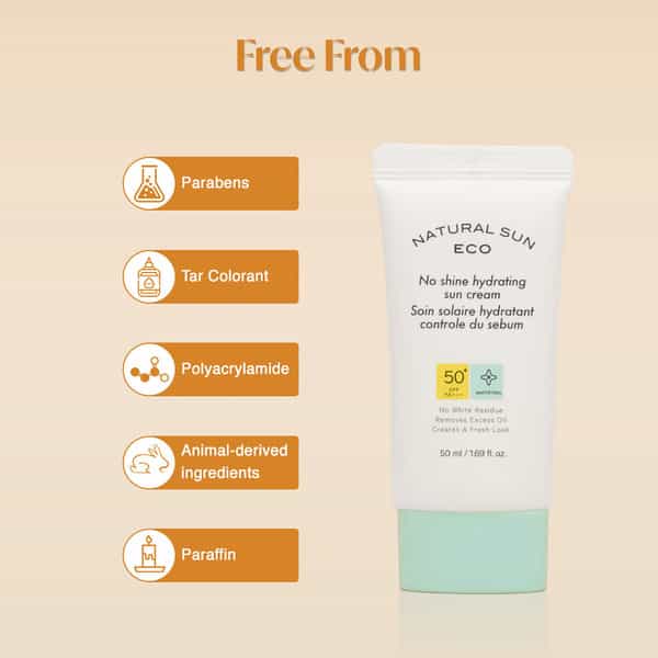 The Face Shop Naturalsun Eco No Shine Hydrating Sun Cream