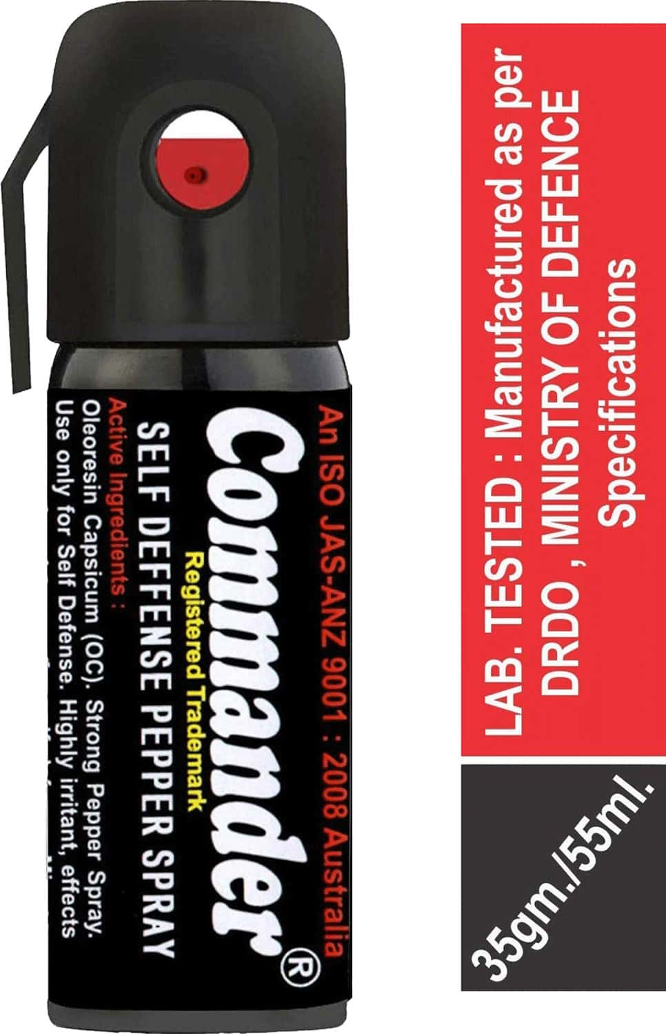 Buy COMMANDER SELF DEFENSE PEPPER SPRAY FOR SAFETY/PROTECTION, PACK OF