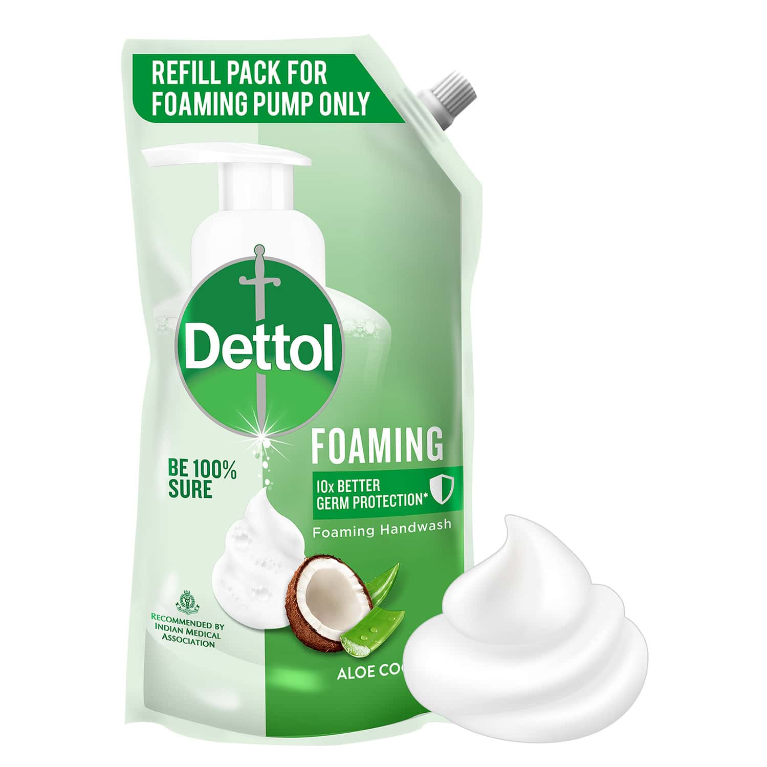 Dettol Foaming Handwash Refill Aloe Coconut | 700ml