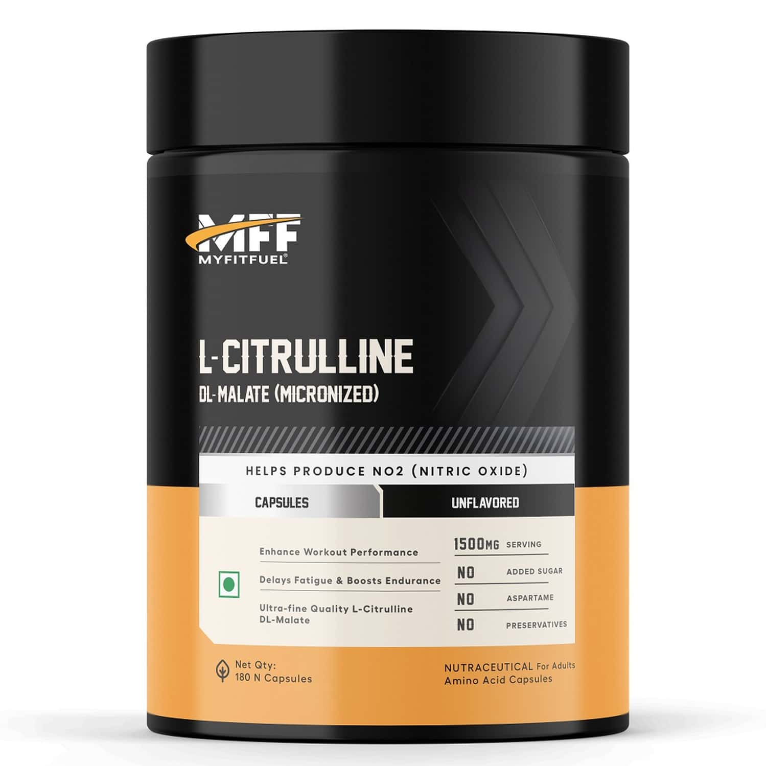 Myfitfuel Citrulline Malate (1500 Mg) 360 Capsules| Amino Acid