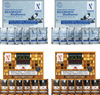 Nutriglow Natural's Advanced Pro Formula 4 Set Gold Kesar & Diamond Radiance Facial Kit (60Gm) Each