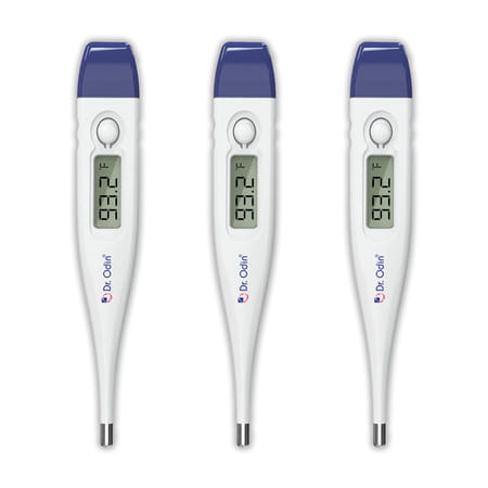 Dr. Odin Odt 311 Digital Thermometer For Precise Temperature Monitoring (White & Blue) Pack Of 3