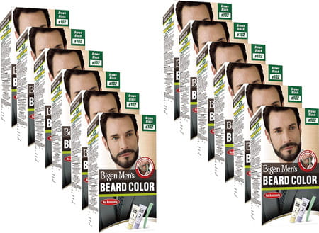 Bigen Men'S Beard Color Brown Black B102 40g (Pack Of 12)