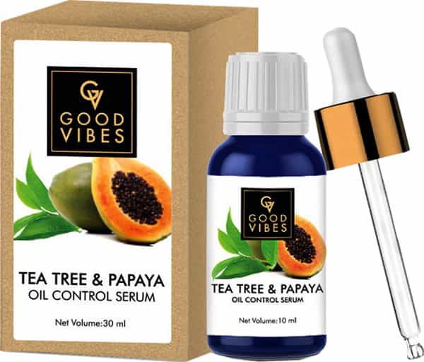 Good Vibes Oil Control Serum Tea Tree & Papaya - 30 Ml