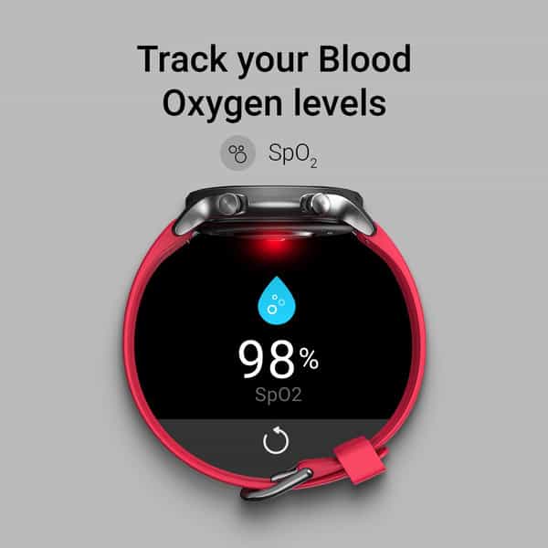 Noise Fit Active Spo2 Smartwatch (Red)