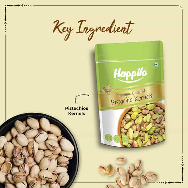 Happilo Premium Unsalted Pistachio Kernels 150G