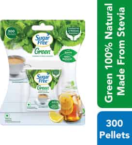 Sugar Free Green Sweetener With Natural Stevia Bottle Of 300 Pellets