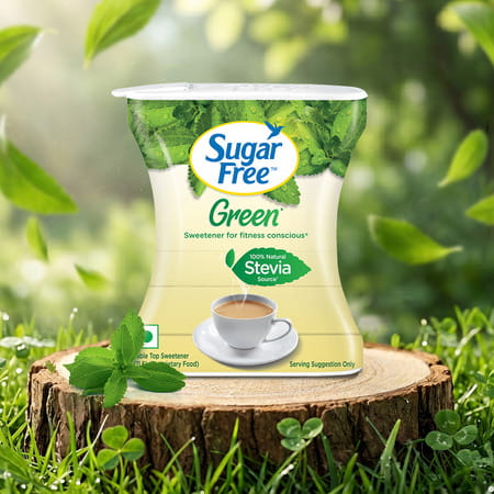 Sugar Free Green Sweetener With Natural Stevia Bottle Of 300 Pellets