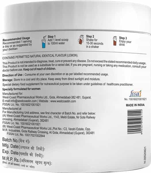 Sheneed Womens Fertility Booster Drink For Women With Vitamin B-12 | Myo-Inositol-300Gm
