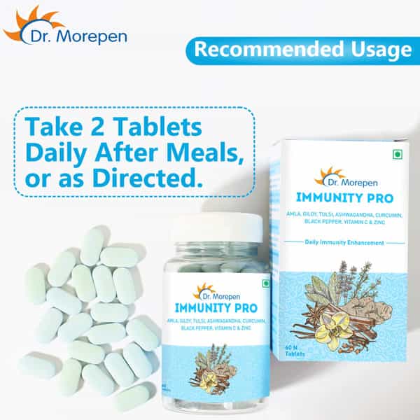 Dr. Morepen Immunity Pro | Daily Immunity Enhancement | Tablets | 60 No's