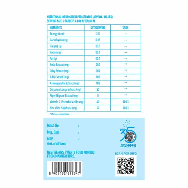 Dr. Morepen Immunity Pro | Daily Immunity Enhancement | Tablets | 60 No's