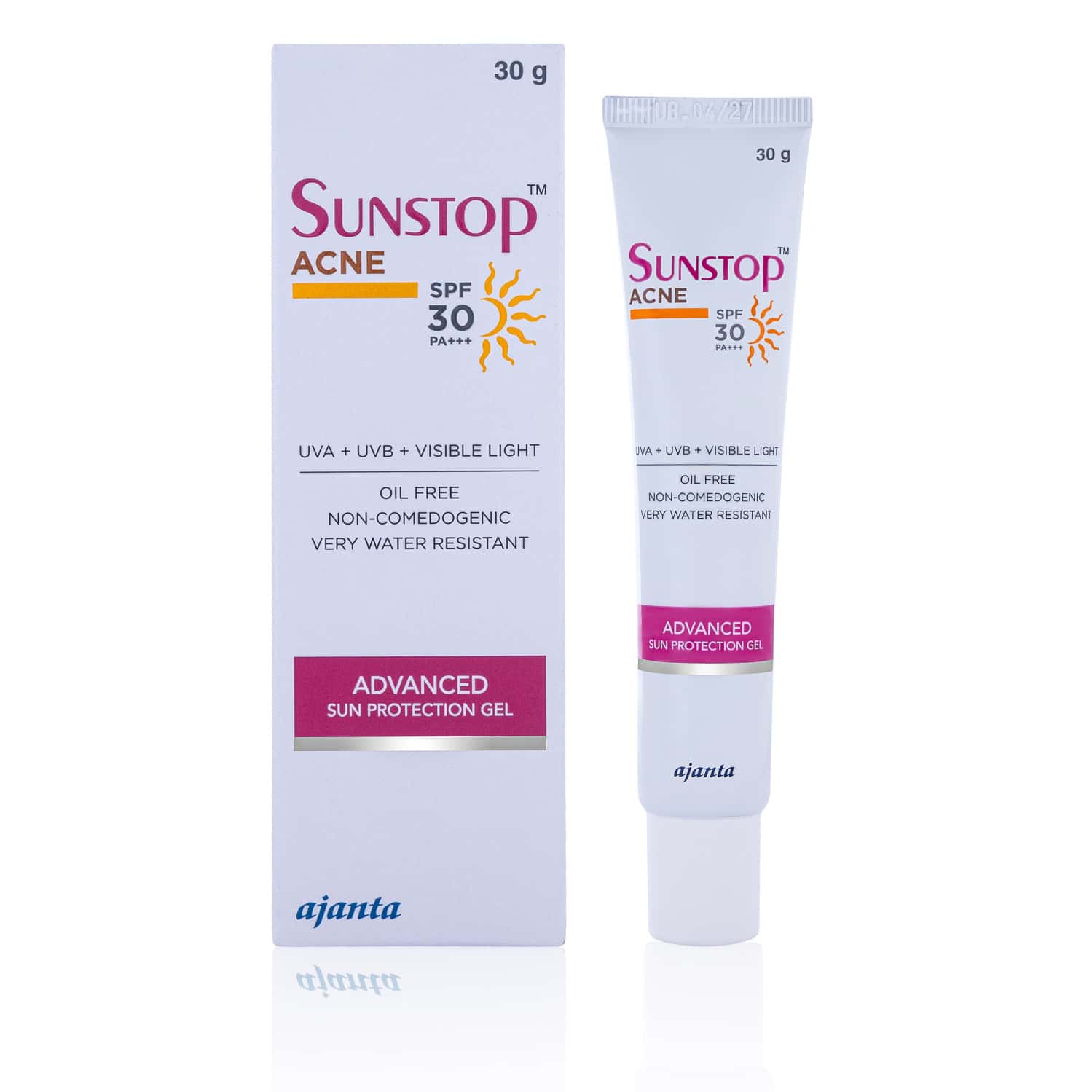 Sunstop Acne Spf 30 Advanced Sun Protection Gel 30 Gm