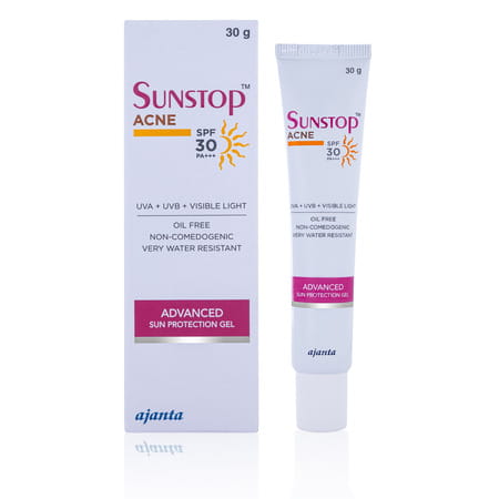 Sunstop Acne Spf 30 Advanced Sun Protection Gel 30 Gm