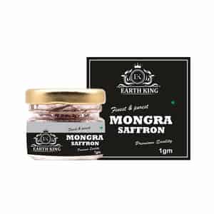 Earth King Natural & Finest Grade A++ Mongra Saffron Thread Kesar/keshar/zafran|pregnant Women - 1gm
