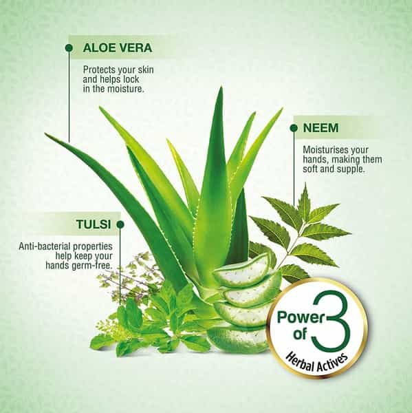 Medimix Ayurvedic Nature Care Hand Wash With Neem Tulsi Aloe Vera Value Pack Refill Pouch- 2X175ml