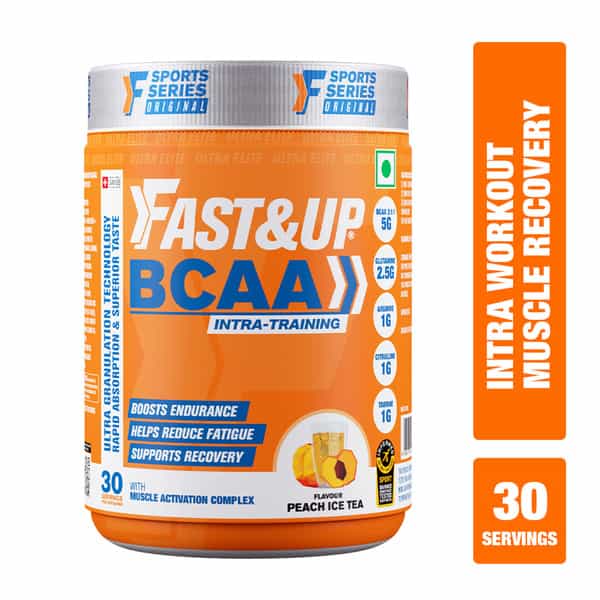 Fast&Up Bcaa Advanced With Glutamine | Citrulline | L-Arginine & Taurine - Peach Ice Tea Flavour