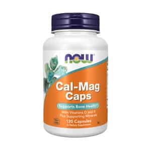 Now Supplements | Cal-Mag With Zinc | Copper | Manganese And Vitamin D | 120 Capsules