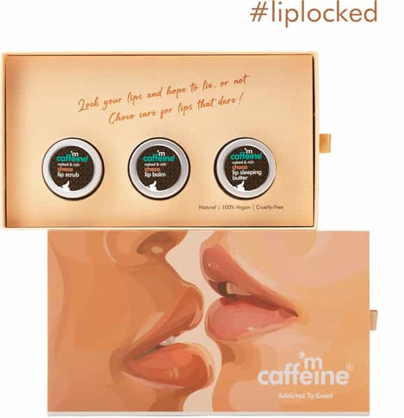 Mcaffeine Choco Kissed Lip Gift Kit
