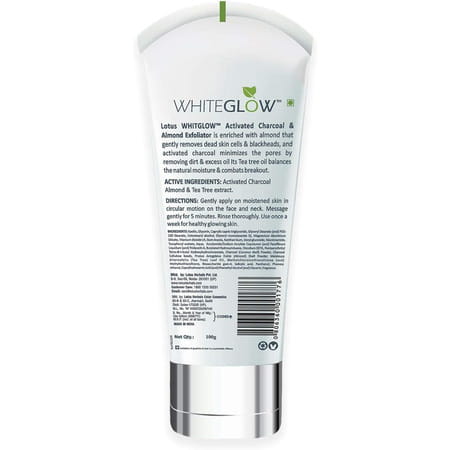 Lotus Herbals Whiteglow Activated Charcoal Face Wash 50g (Pack Of 2 )