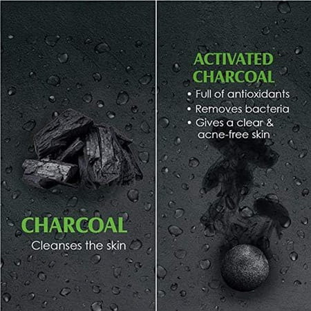 Lotus Herbals Whiteglow Activated Charcoal Face Wash 50g (Pack Of 2 )
