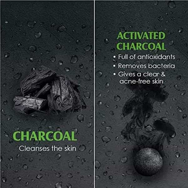 Lotus Herbals Whiteglow Activated Charcoal Face Wash 50G (Pack Of 2 )