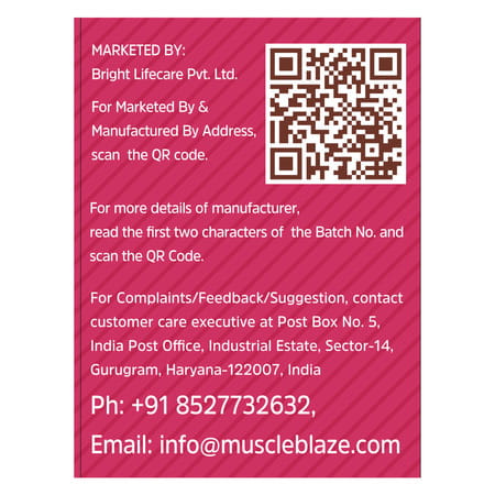 Muscleblaze High Protein Muesli 400 G | Dark Chocolate & Cranberry | Protein Breakfast Cereals