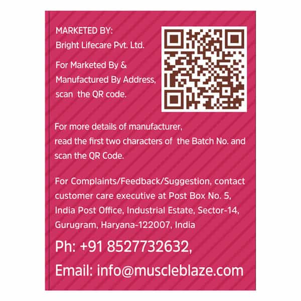 Muscleblaze High Protein Muesli 400 G | Dark Chocolate & Cranberry | Protein Breakfast Cereals