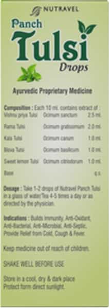 Nutravel Panch Tulsi Drops 30Ml