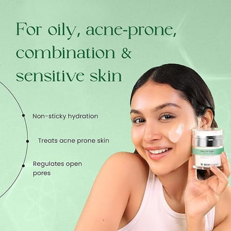 Skininspired Mattifying Gel Face Moisturizer For Oily | Combination And Sensitive Skin