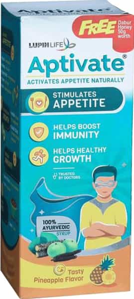 Aptivate Tasty Pineapple Flavor - 175Ml With Free Dabur Honey 50G