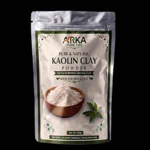 Arka Pure Life 100% Pure Kaolin Clay Powder For Face Mask & Diy Skincare ( 200g )
