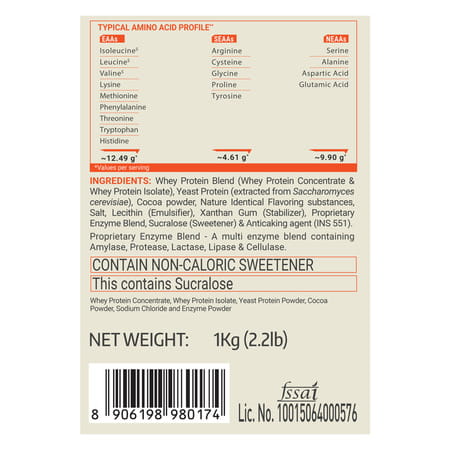 Fuel One Whey Max (Cold Coffee | 1kg / 2.2lbs) | 27g Protein | Whey Protein Concentrate