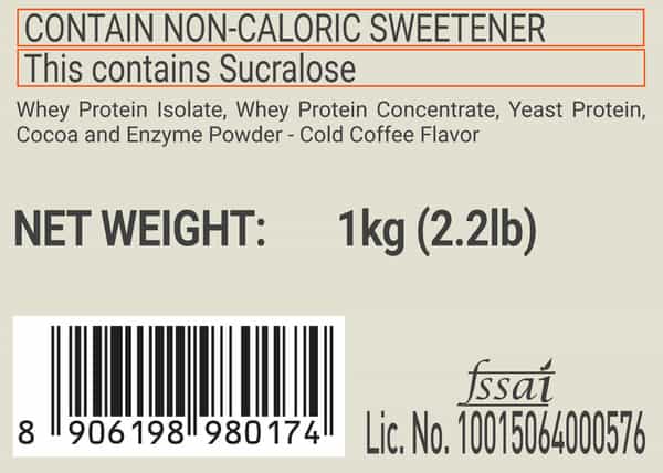 Fuel One Whey Max Protein Blend | Cold Coffee | 1Kg (2.2Lbs) | 27G Protein Per Scoop | 5.46G Bcaa
