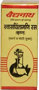 Baidyanath Asli Ayurved Swas Chintamani Ras 10 Tablets - Respiratory Problems Cough