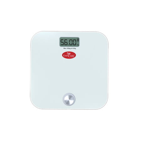 Easycare Ec 3321 Battery Free & One Press To Power Up Weighing Scale (White)