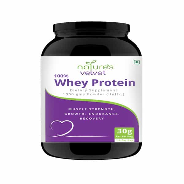Natures Velvet Whey Protein For Fitness And Strength | 1000 Gms