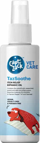 Captain Zack Vet Care - Tazsoothe Itch Relief Biphasic Oil For Dogs 200 Ml