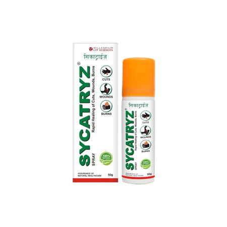 Sycatryz For Cuts Wounds & Burns Spray 50 Gm