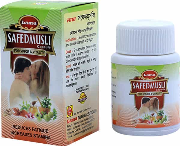 Lama Safed Musli Capsules - 30 Capsules