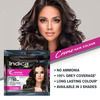 Indica Creme 10 Minutes Hair Color, Long Lasting Colour,Walnut And Silk Proteins,20G + 20Ml,Black