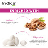 Indica Creme 10 Minutes Hair Color, Long Lasting Colour,Walnut And Silk Proteins,20G + 20Ml,Black
