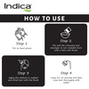 Indica Creme 10 Minutes Hair Color, Long Lasting Colour,Walnut And Silk Proteins,20G + 20Ml,Black