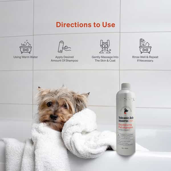 Aroma Groom Volcanic Ash Deodorizing Pet Shampoo 500 Ml