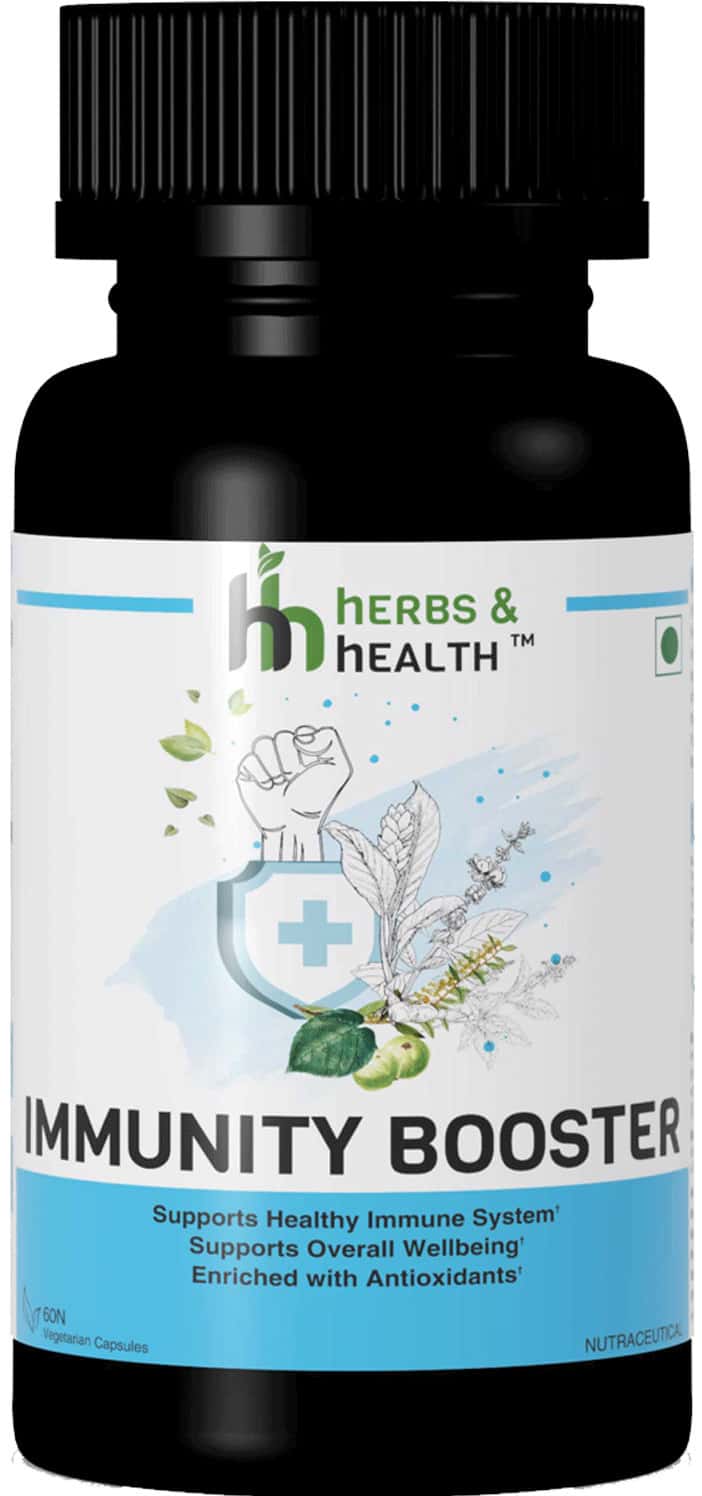 Herbs & Health - Immunity Booster|Promotes Healthy Immune System 60 Vegetarian Capsules