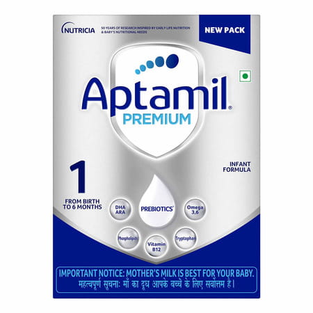 Aptamil Premium | 1 Infant Formula | From Birth To 6 Months | Box 400 Gm