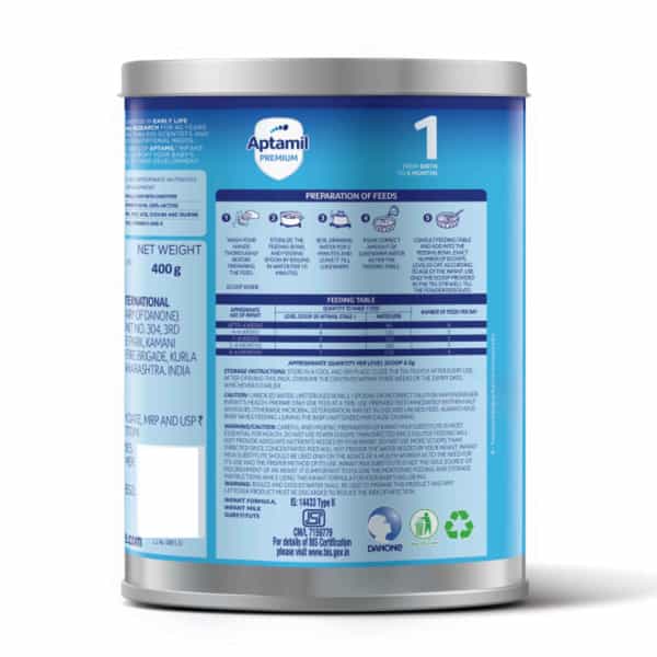 Aptamil Premium 1 Infant Formula Powder 400 G