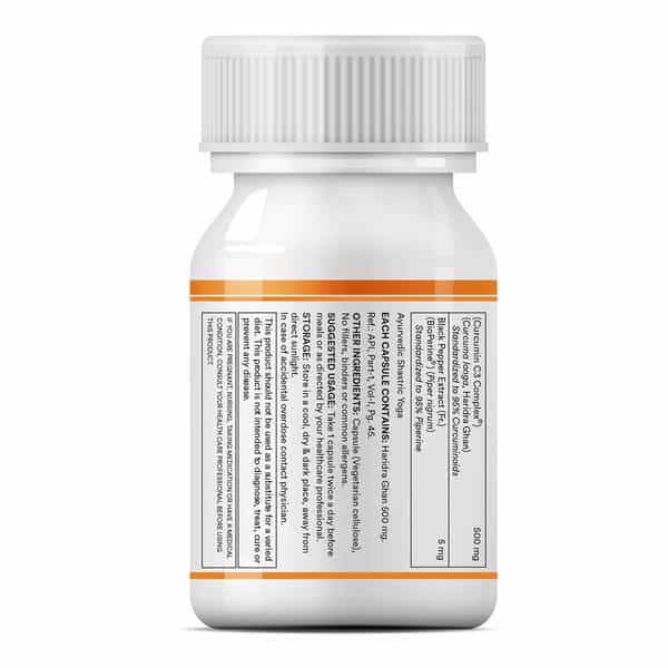 Inlife Curcumin C3 Complex 95% With Piperine - 60 Capsules